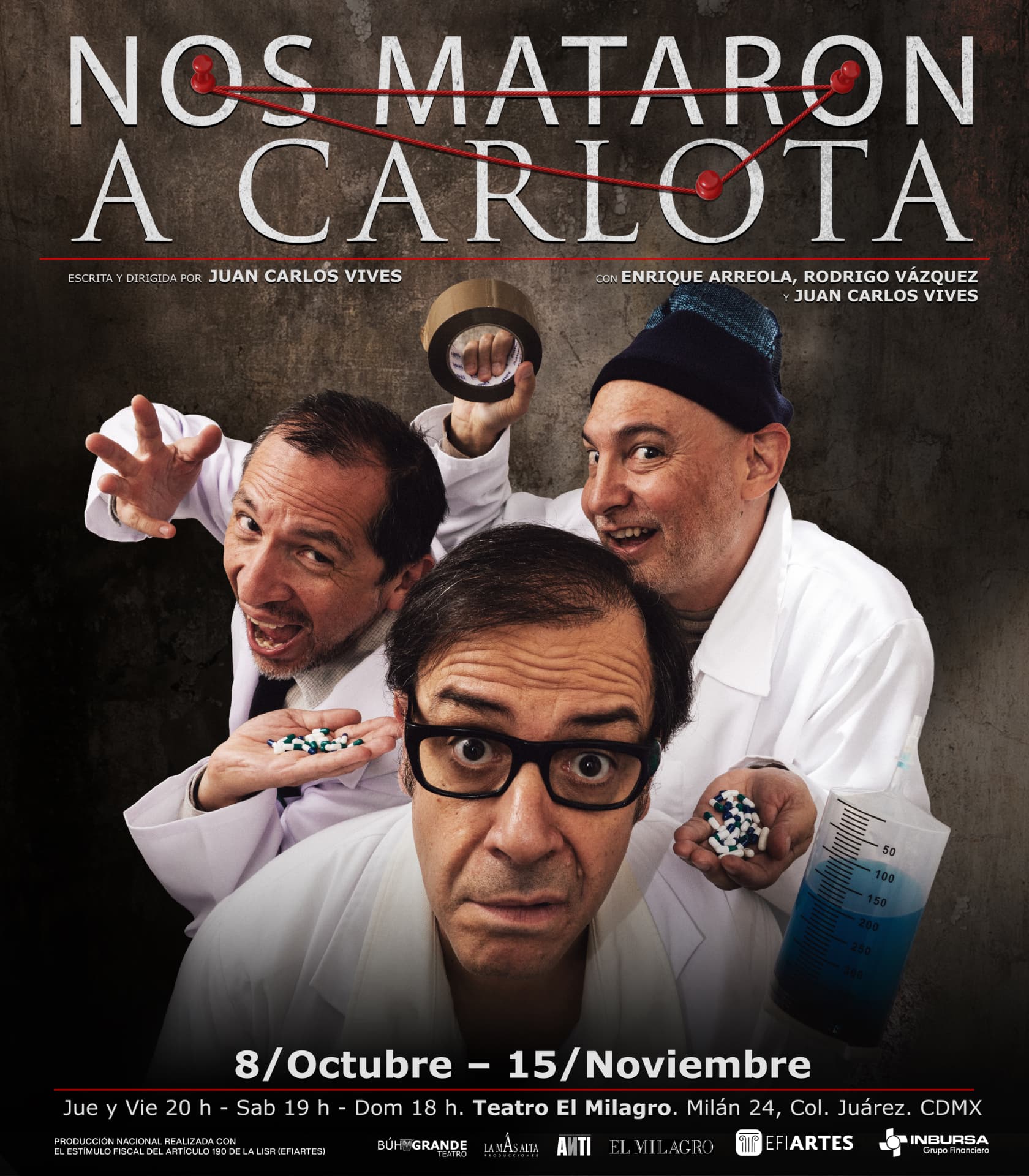 Cartel oficial de Nos mataron a Carlota